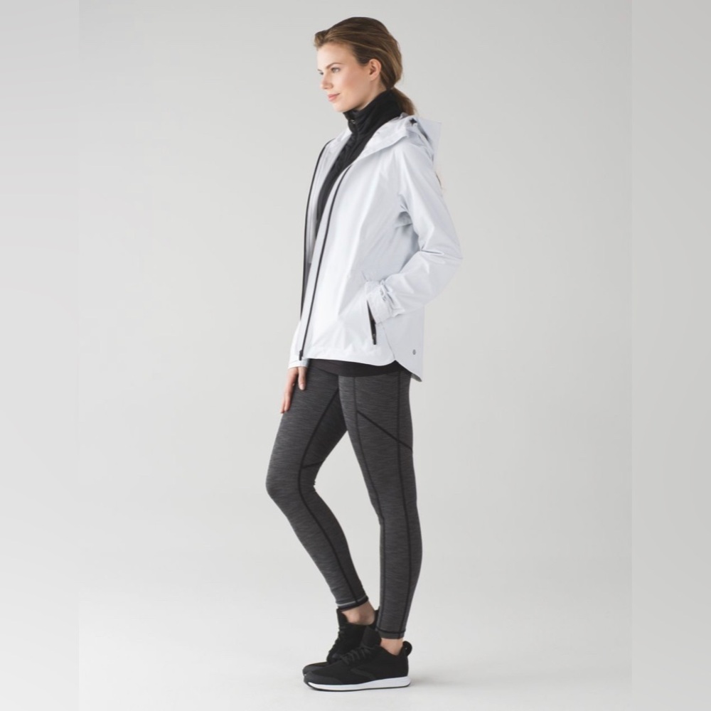 Lululemon Size 12 The Rain Is Calling Jacket White